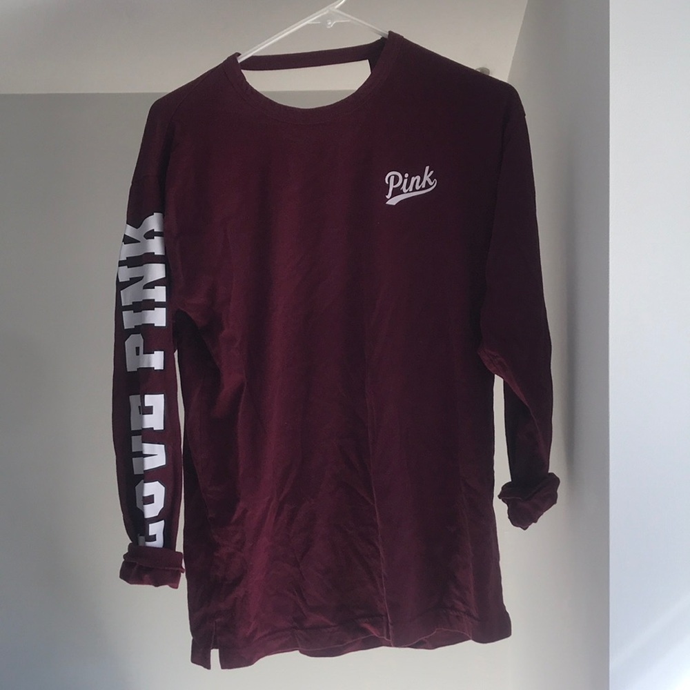 VS pink long sleeve shirt